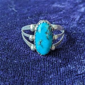 Vintage 925 Sterling Silver Southwestern Western Indigenous Navajo Ring